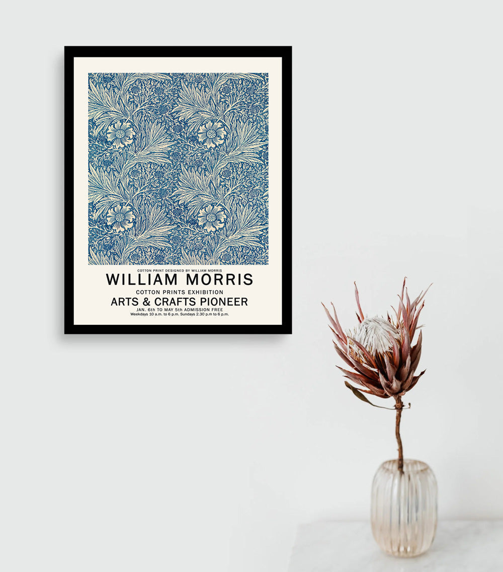 William Morris 12-expositions, print-BLUE SHAKER