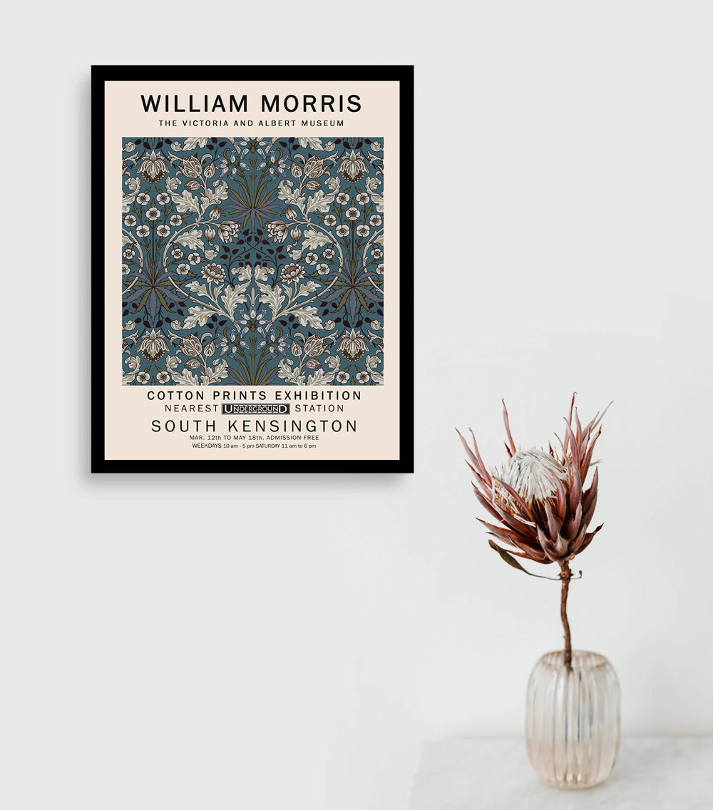 William Morris 15-expositions, print-BLUE SHAKER