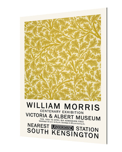 William Morris 2-expositions, print-Alu Dibond 3mm-40 x 60 cm-BLUE SHAKER