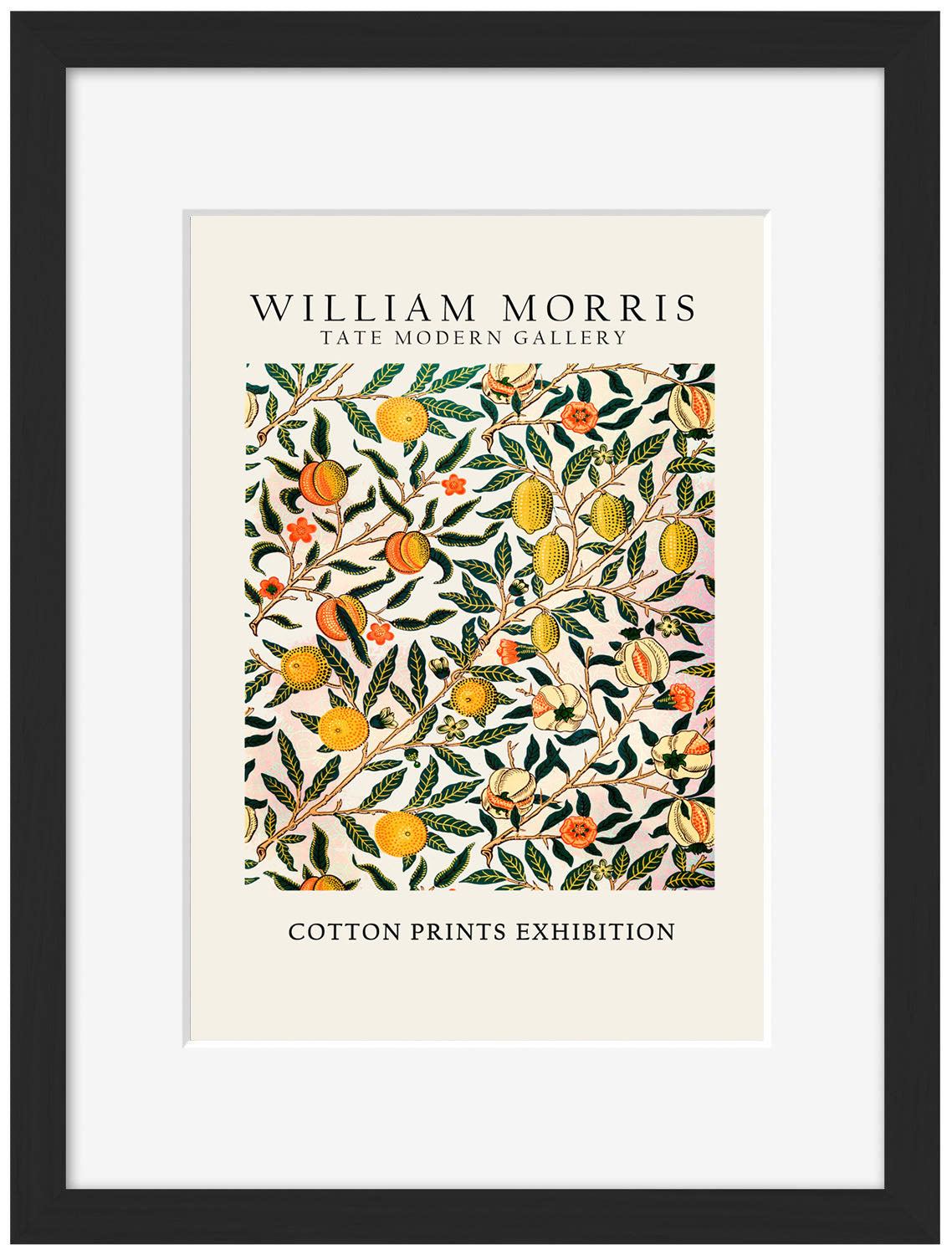 William Morris 5-expositions, print-Framed Print-30 x 40 cm-BLUE SHAKER