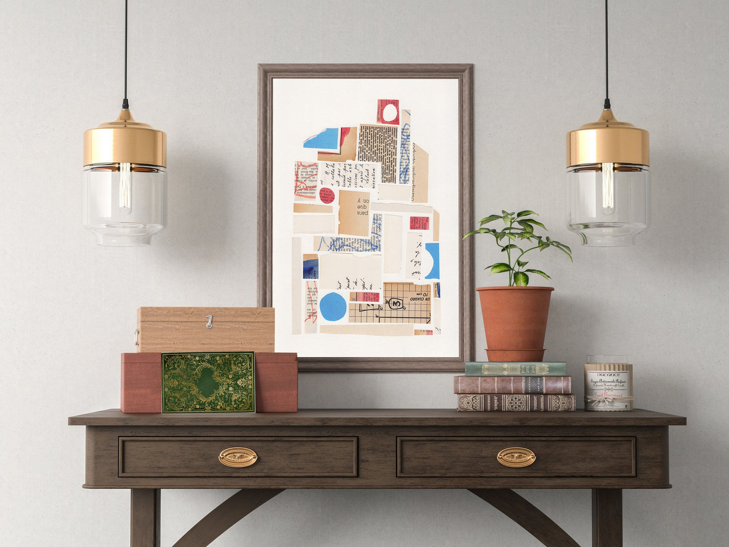 Alisa Galitsyna -  Abstract Mixed Media Collage