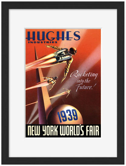 World Fair NEW YORK 1939-expositions, print-Framed Print-30 x 40 cm-BLUE SHAKER