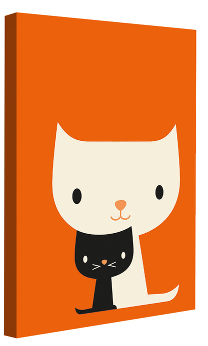 Dicky Bird -  Cats Black and White