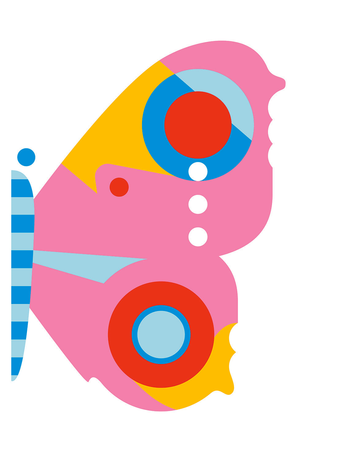 Dicky Bird -  Pink Butterfly 2