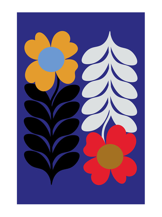 Frances Collett -  Flowers Blue