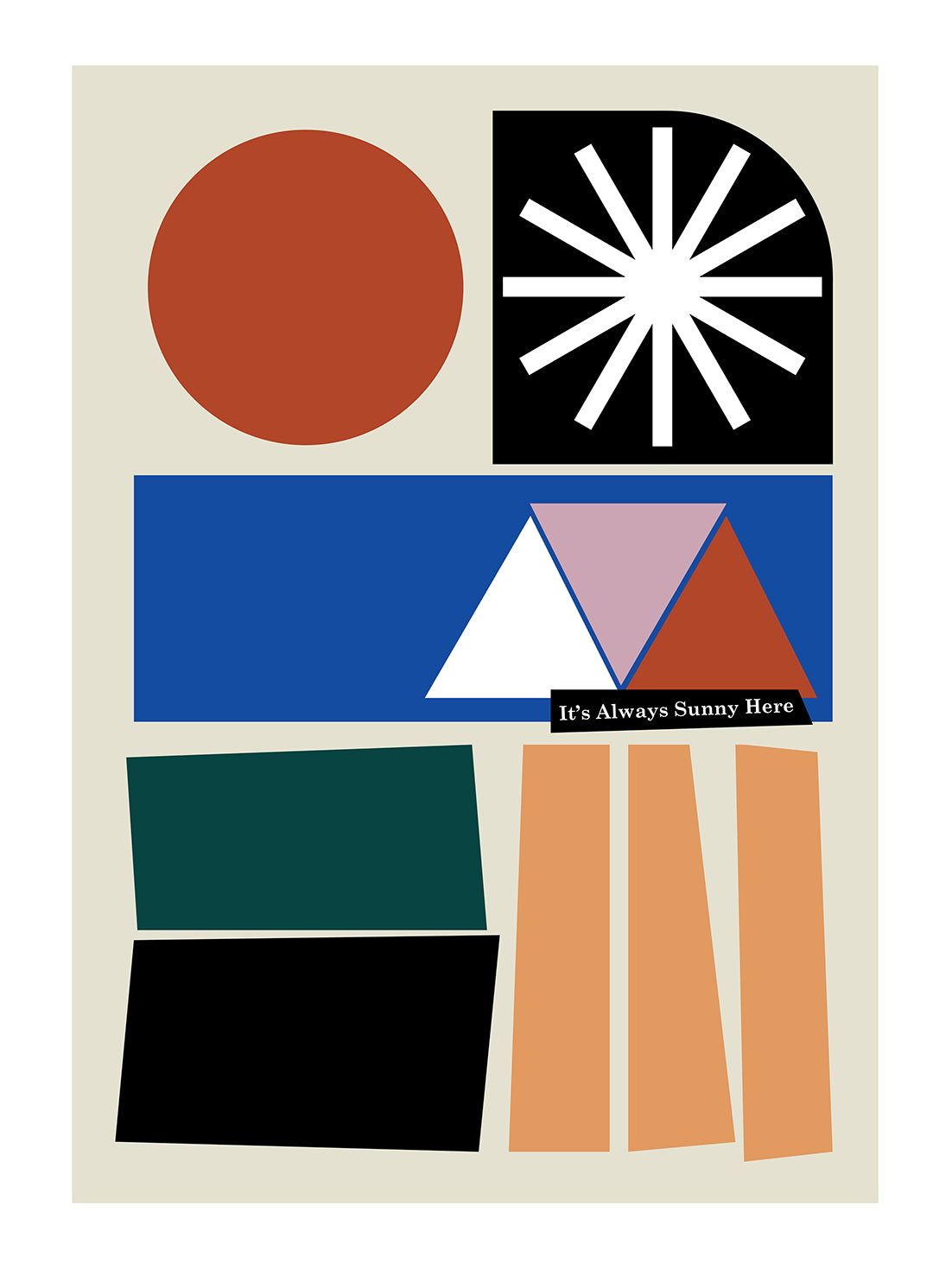 Frances Collett -  Its Always Sunny Here Greige