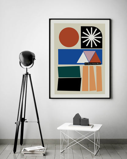 Frances Collett -  Its Always Sunny Here Greige