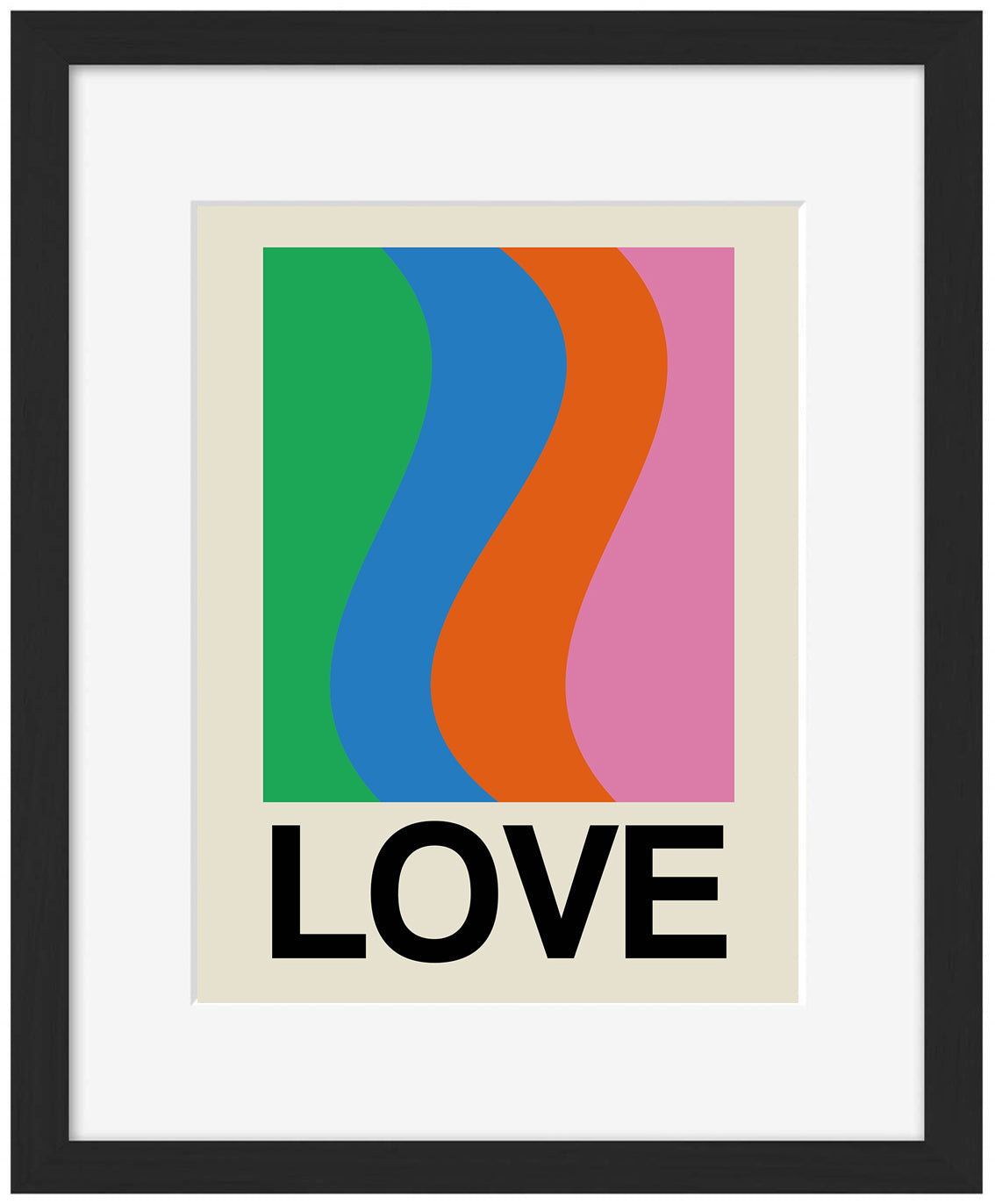 Frances Collett -  Retro Stripe LOVE Wave Gala