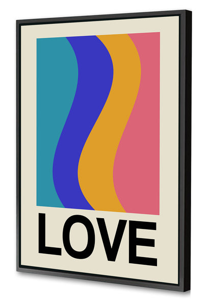 Frances Collett -  Retro Stripe LOVE Wave Marshmallow