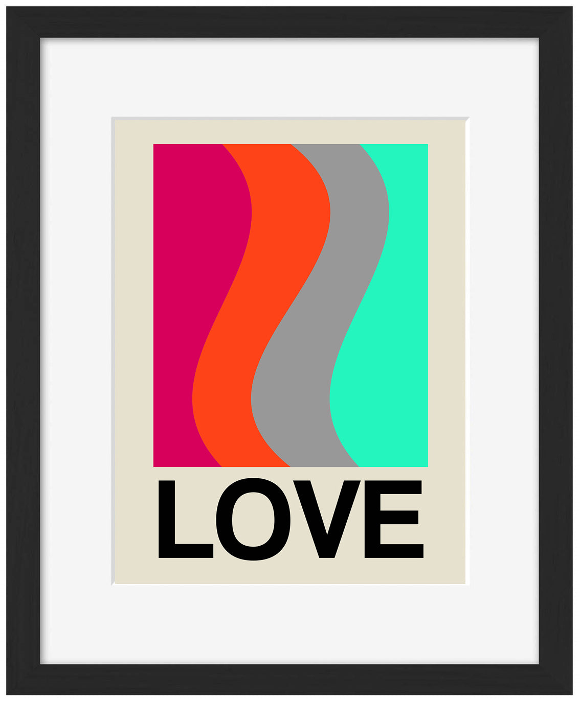 Frances Collett -  Retro Stripe LOVE Wave Wonder