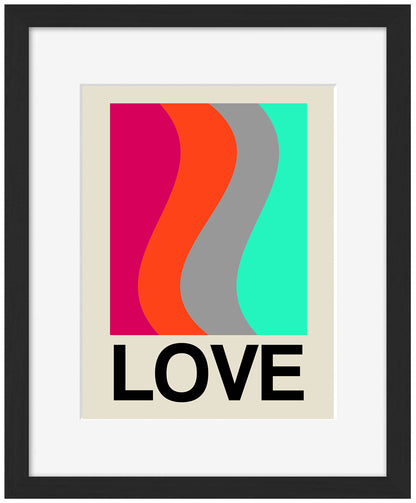 Frances Collett -  Retro Stripe LOVE Wave Wonder