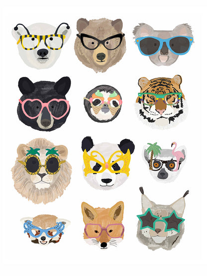 Hanna Melin -  Big Cats In Glasses
