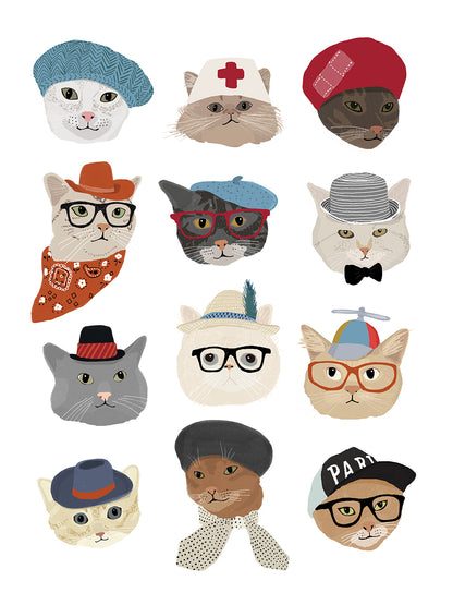 Hanna Melin -  Cats In Hats