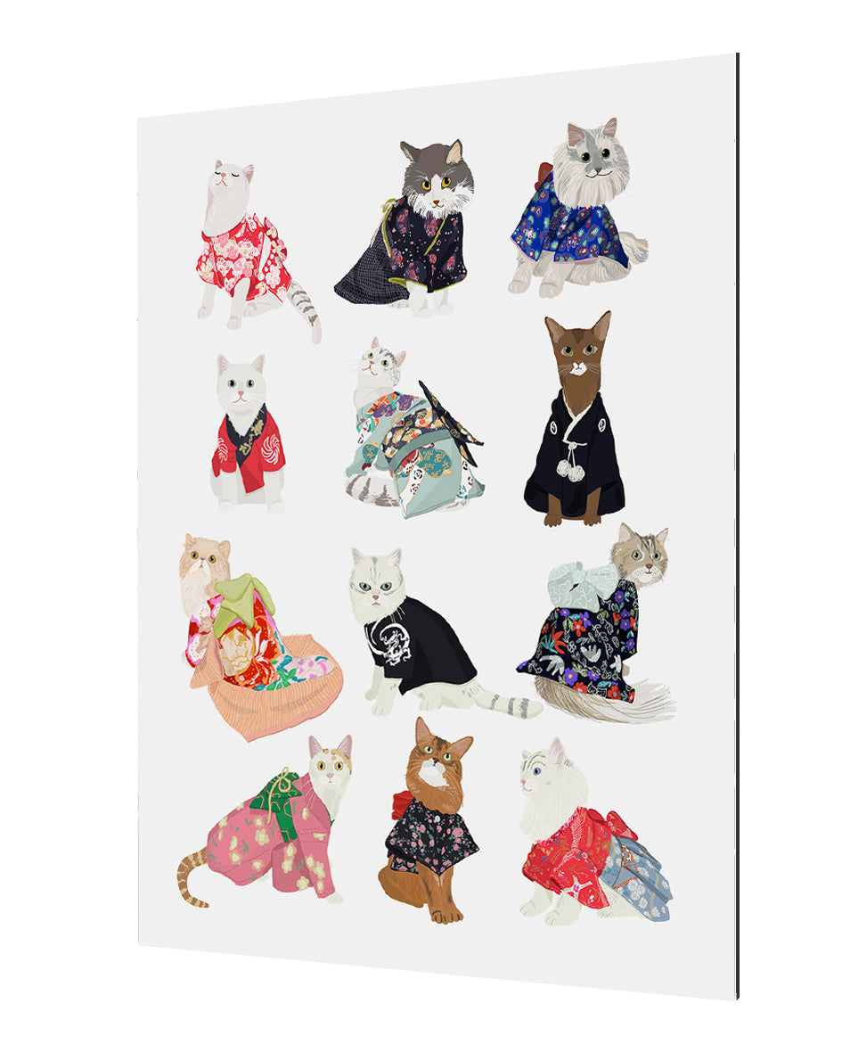 Hanna Melin -  Cats In Kimono