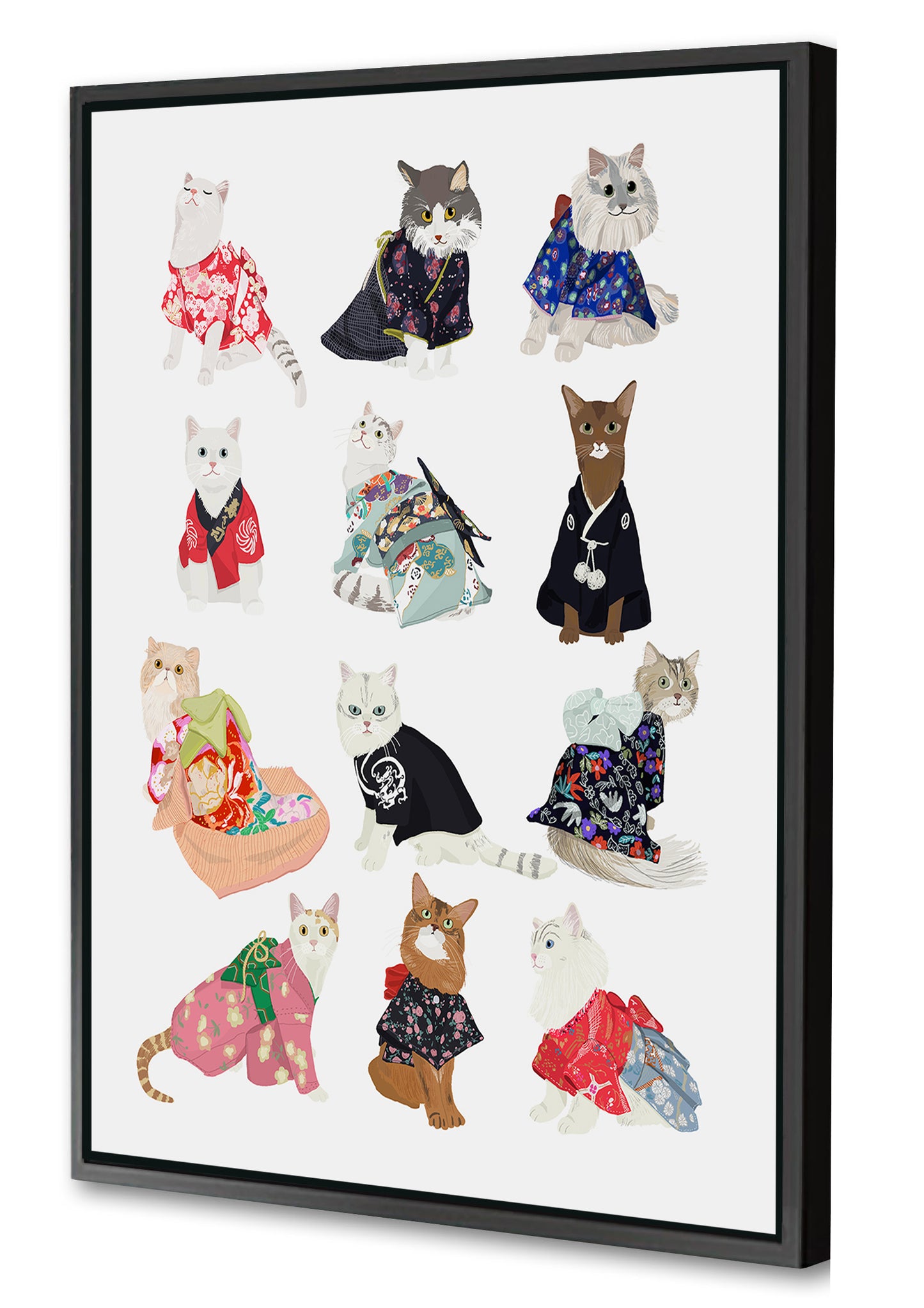 Hanna Melin -  Cats In Kimono