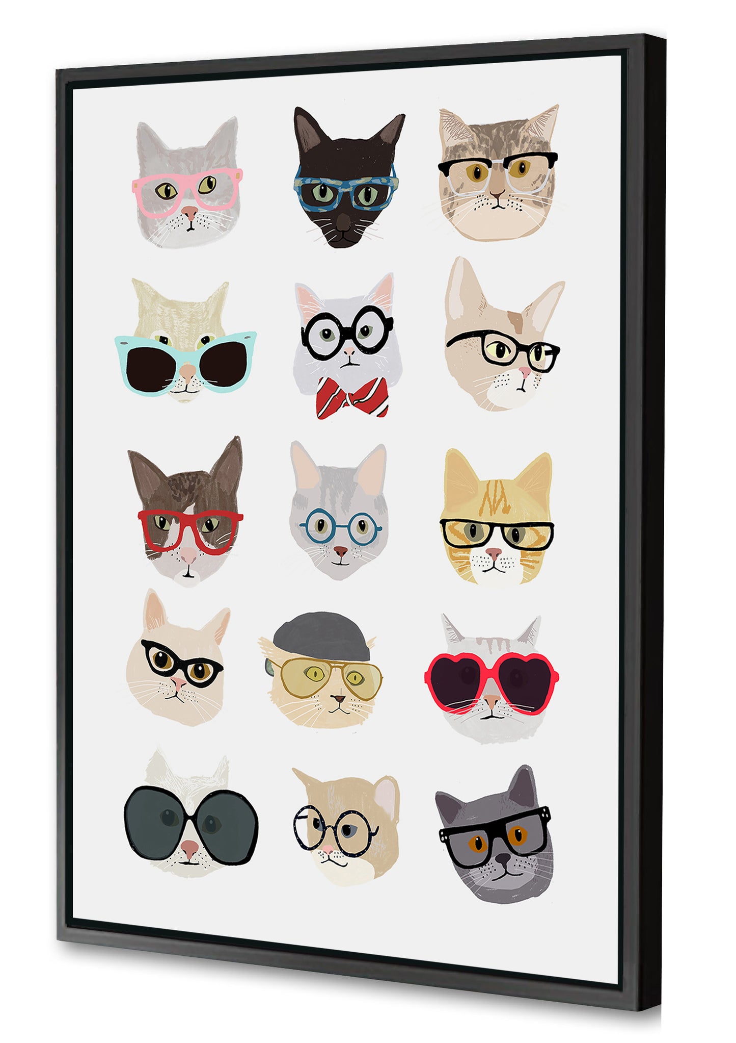 Hanna Melin -  Cats With Glassses