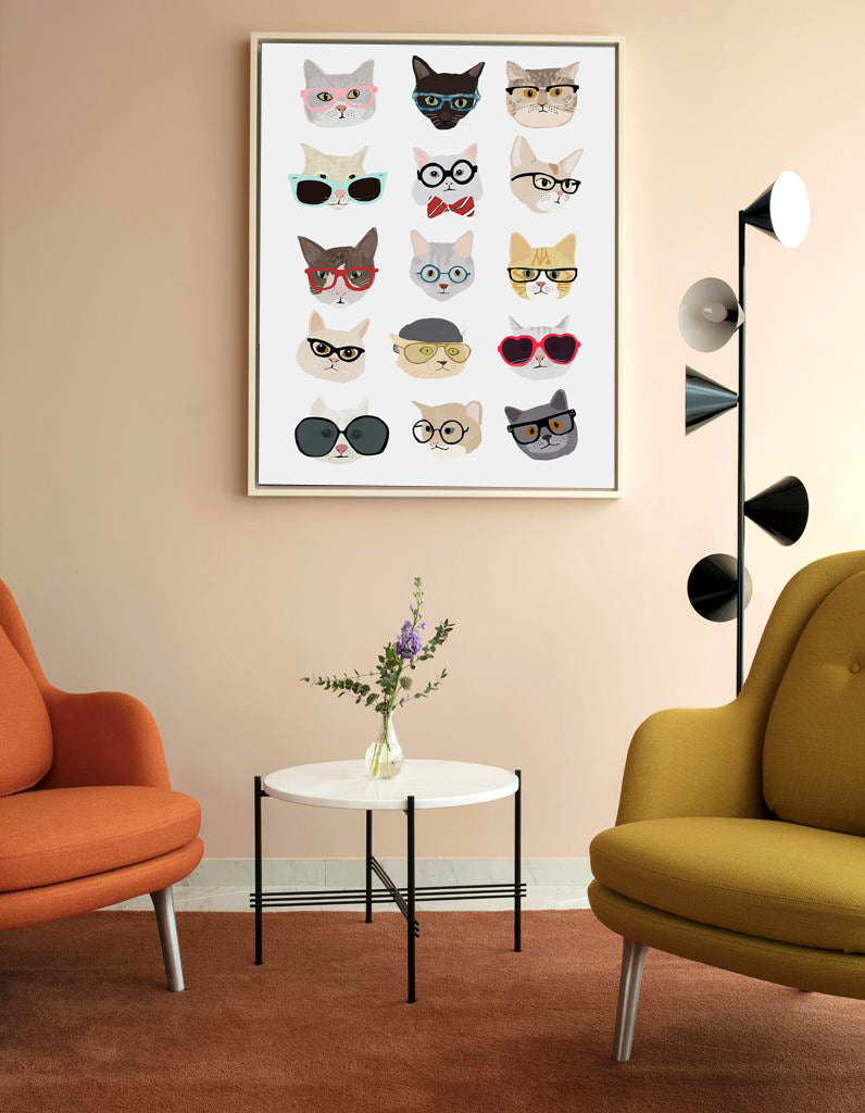 Hanna Melin -  Cats With Glassses