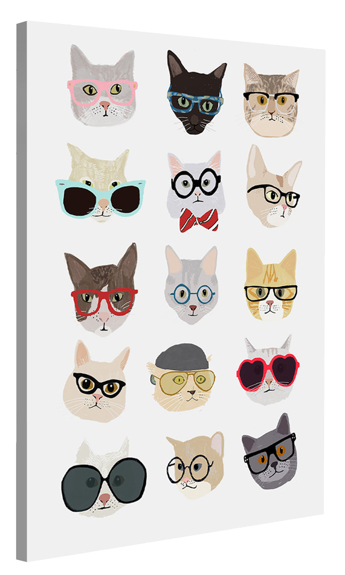 Hanna Melin -  Cats With Glassses