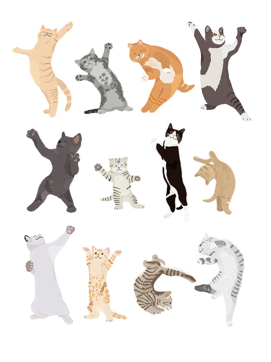 Hanna Melin -  Dancing Cats