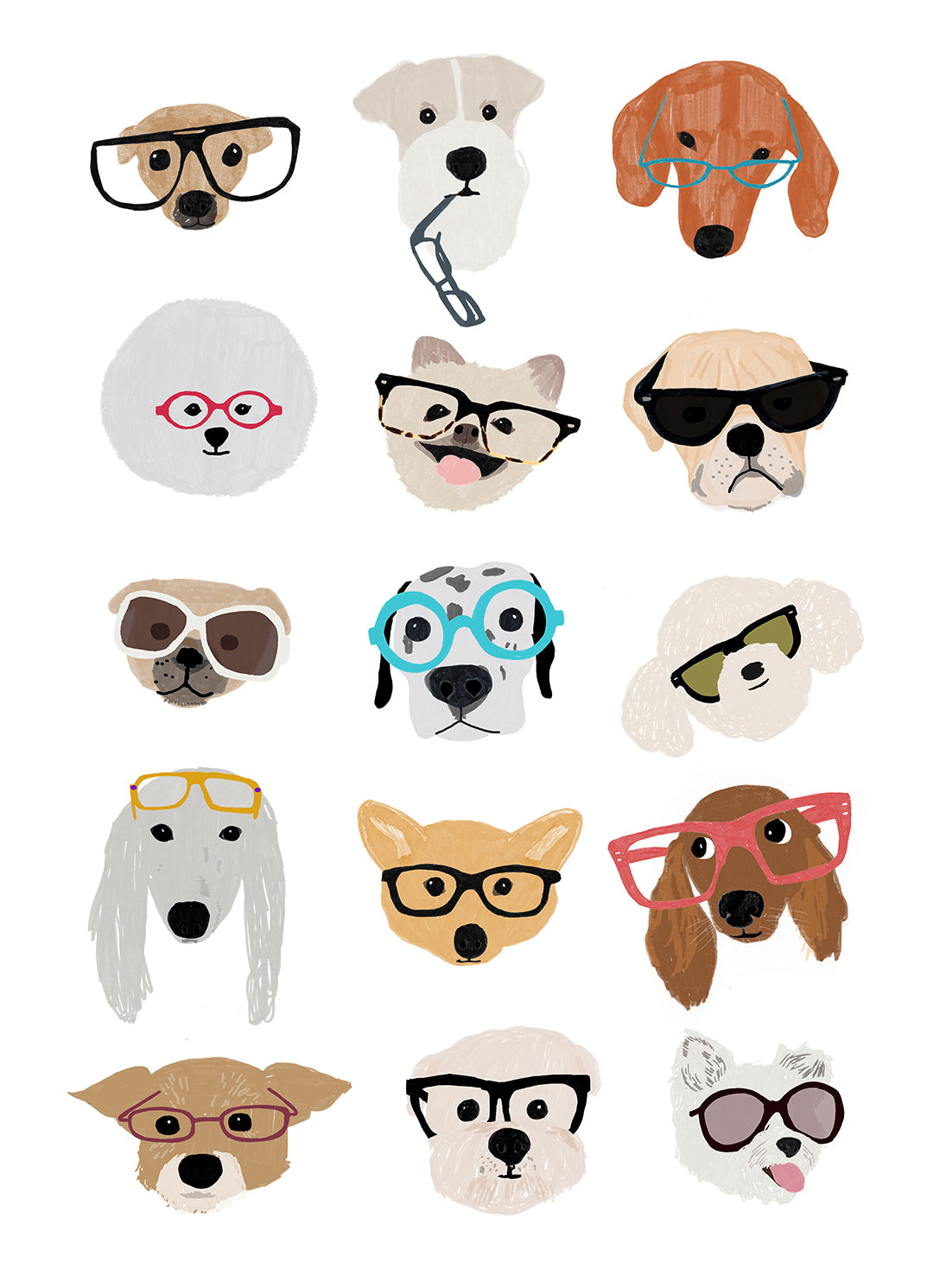 Hanna Melin -  Dogs In Glasses