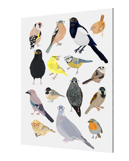 Hanna Melin -  Garden Birds With Glasses