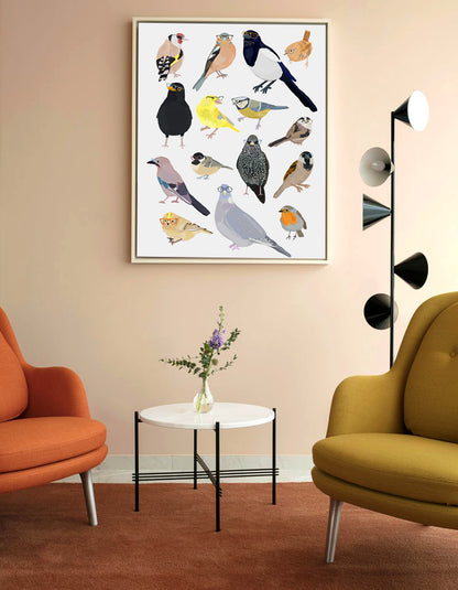 Hanna Melin -  Garden Birds With Glasses