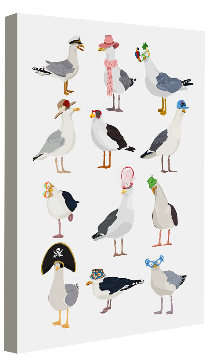 Hanna Melin -  Seagulls At The Seaside