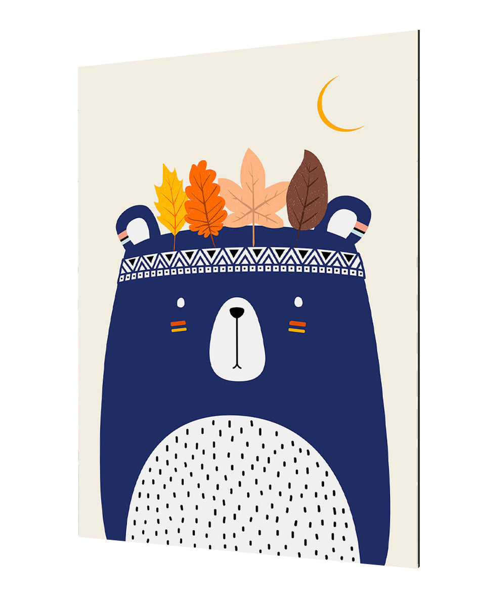 Kubistika -  Cute Little Bear Blue