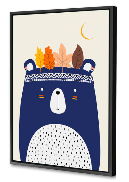 Kubistika -  Cute Little Bear Blue