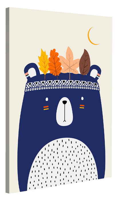 Kubistika -  Cute Little Bear Blue