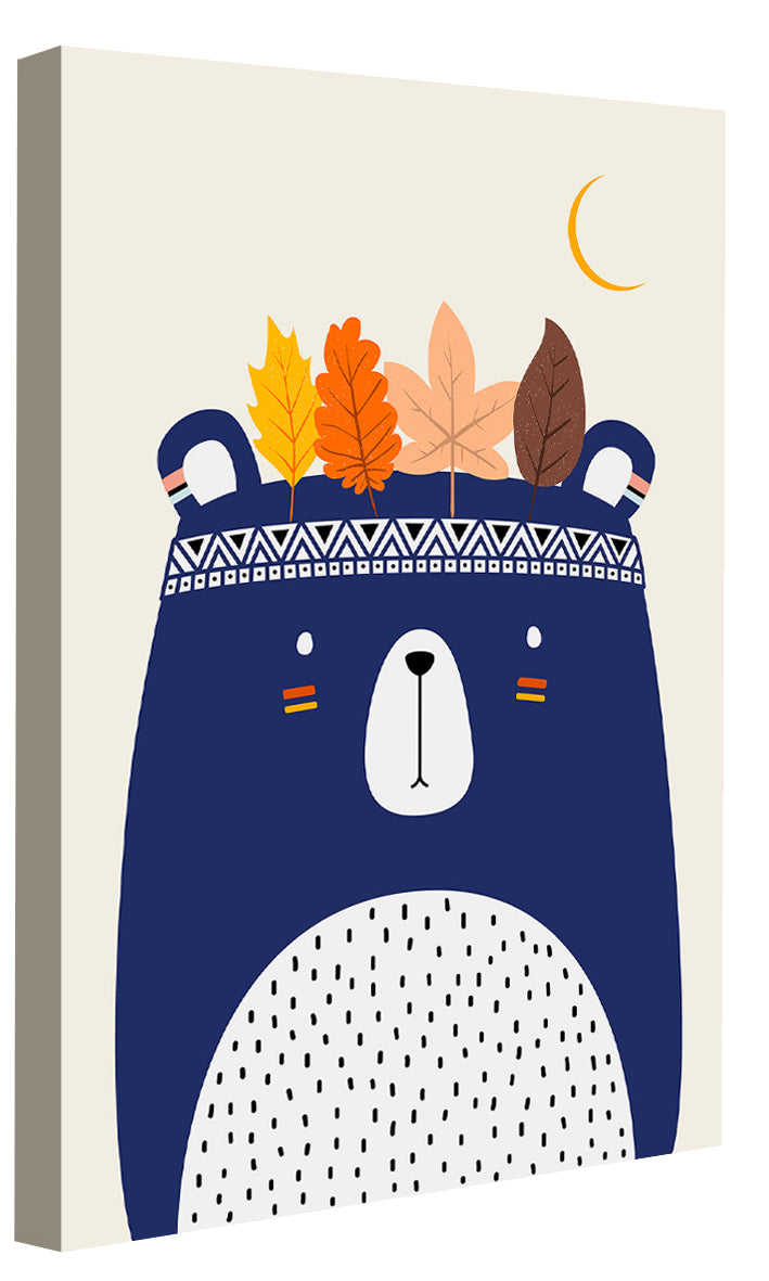 Kubistika -  Cute Little Bear Blue