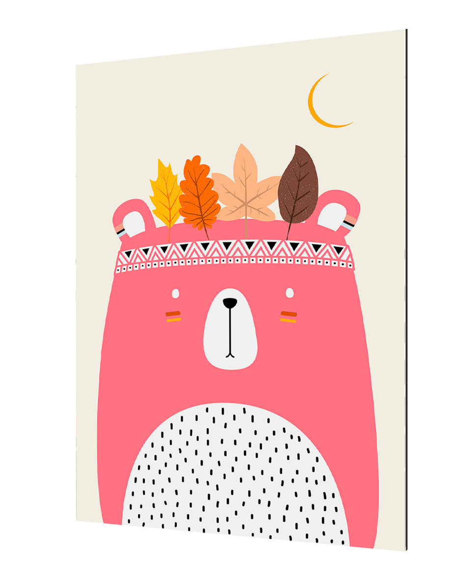 Kubistika -  Cute Little Bear Pink