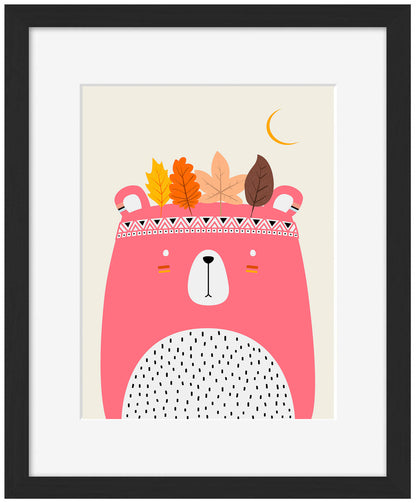 Kubistika -  Cute Little Bear Pink