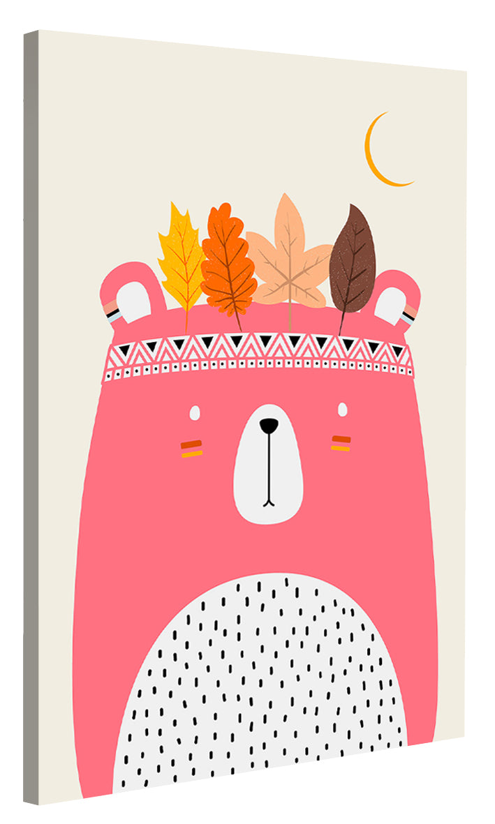 Kubistika -  Cute Little Bear Pink