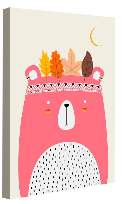 Kubistika -  Cute Little Bear Pink