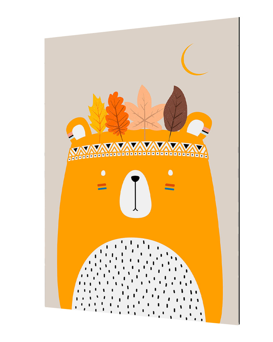 Kubistika -  Cute Little Bear Yellow