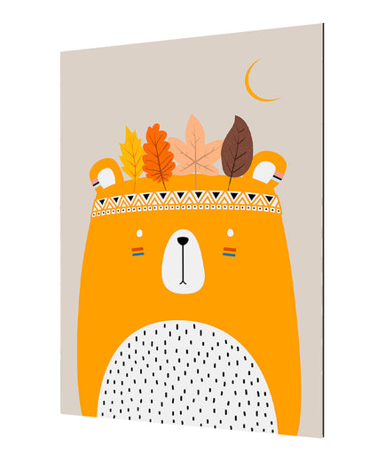 Kubistika -  Cute Little Bear Yellow