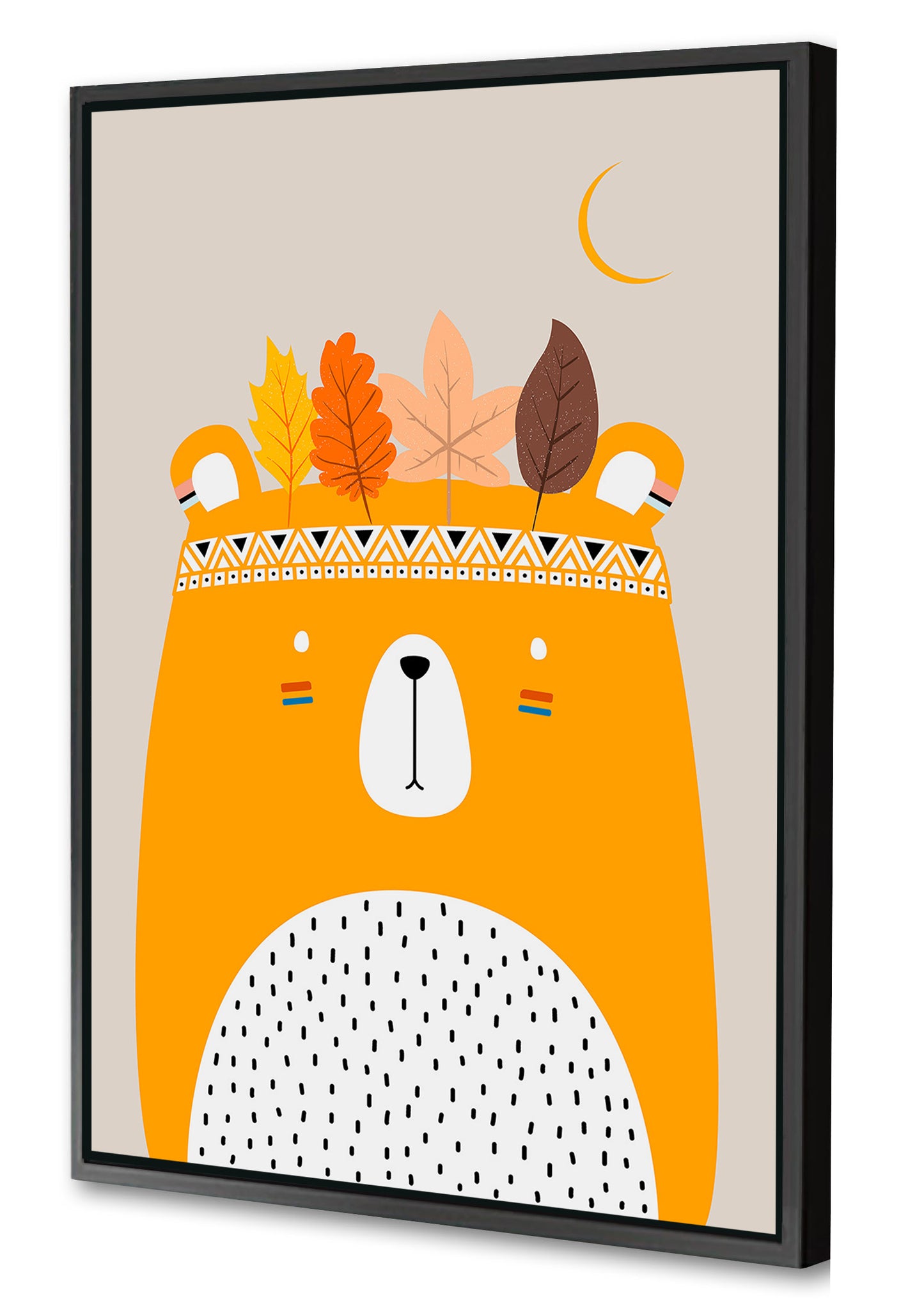 Kubistika -  Cute Little Bear Yellow