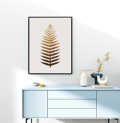 Kubistika -  Golden Leaf No.7