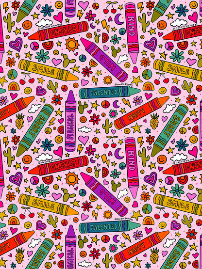 Meghan Wallace -  Crayon Print