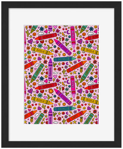 Meghan Wallace -  Crayon Print