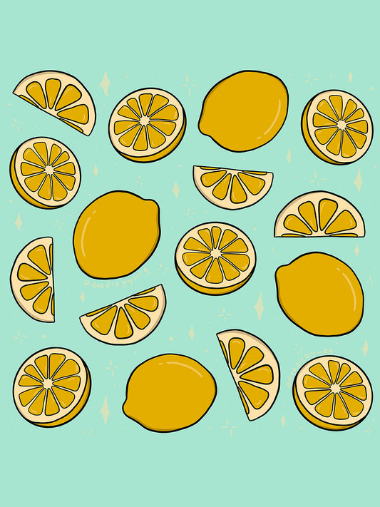 Meghan Wallace -  Lemon Print