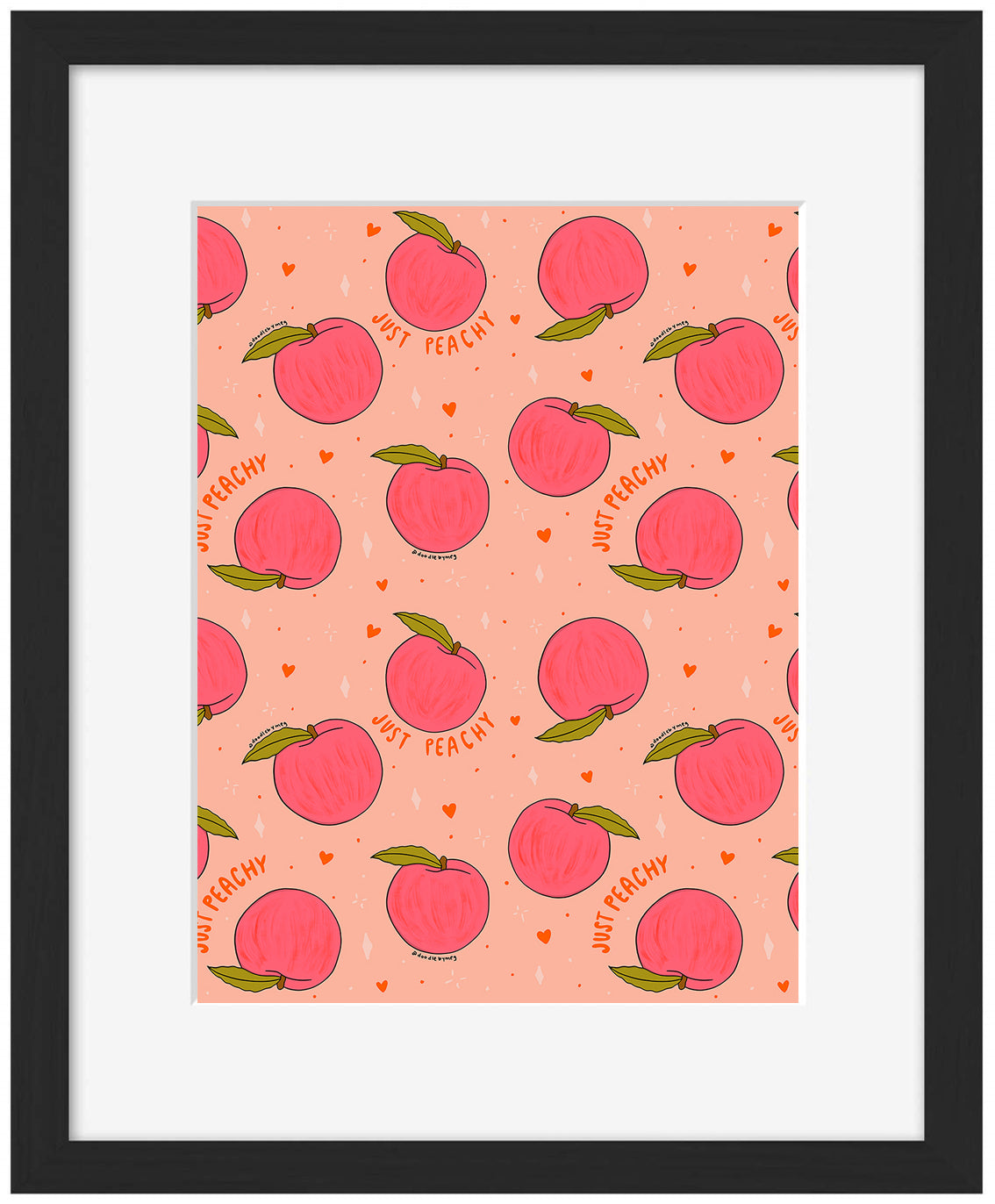 Meghan Wallace -  Peach Print