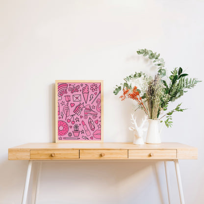 Meghan Wallace -  Pink Print