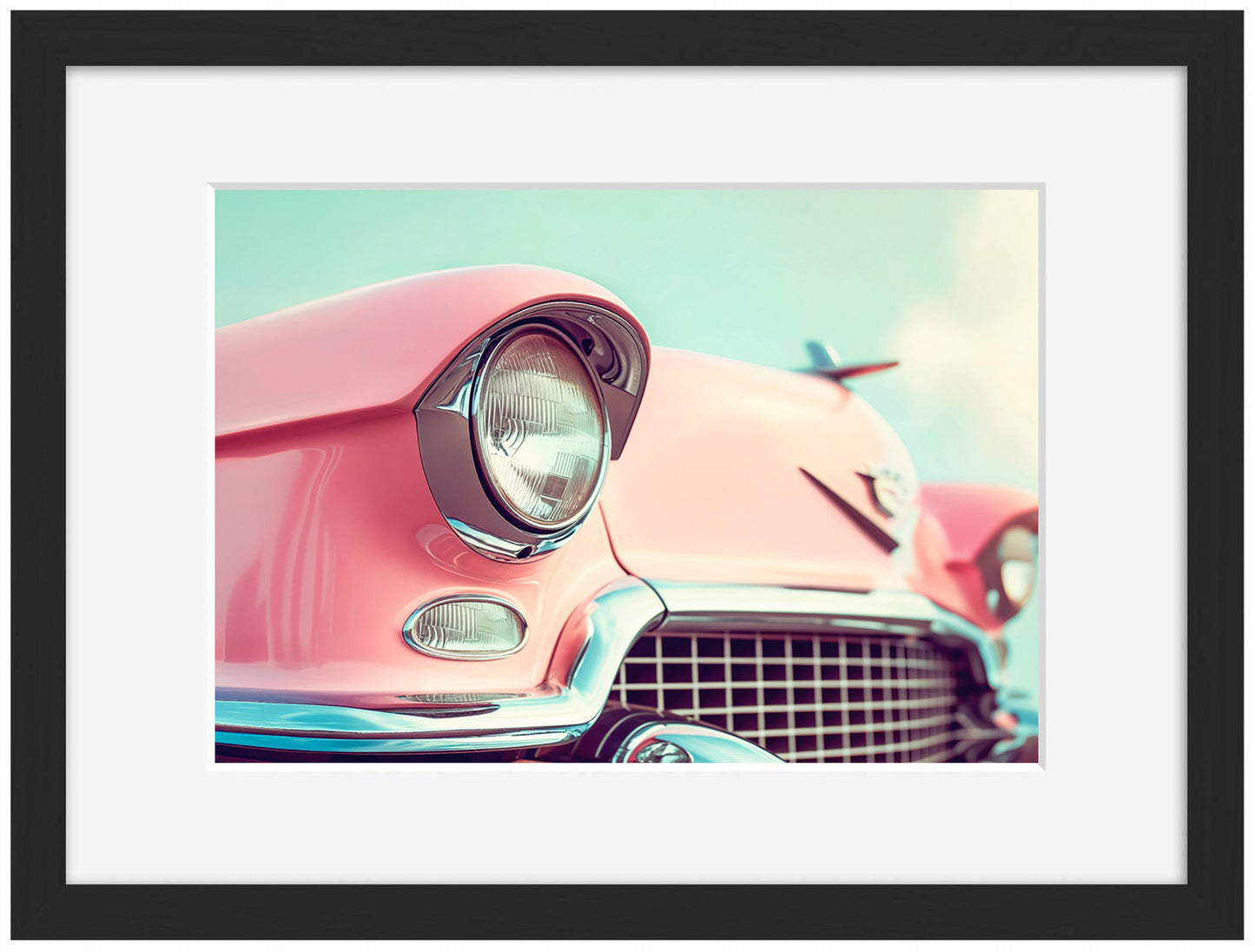 Philippe Hugonnard -  California Dreaming Pink Classic Car
