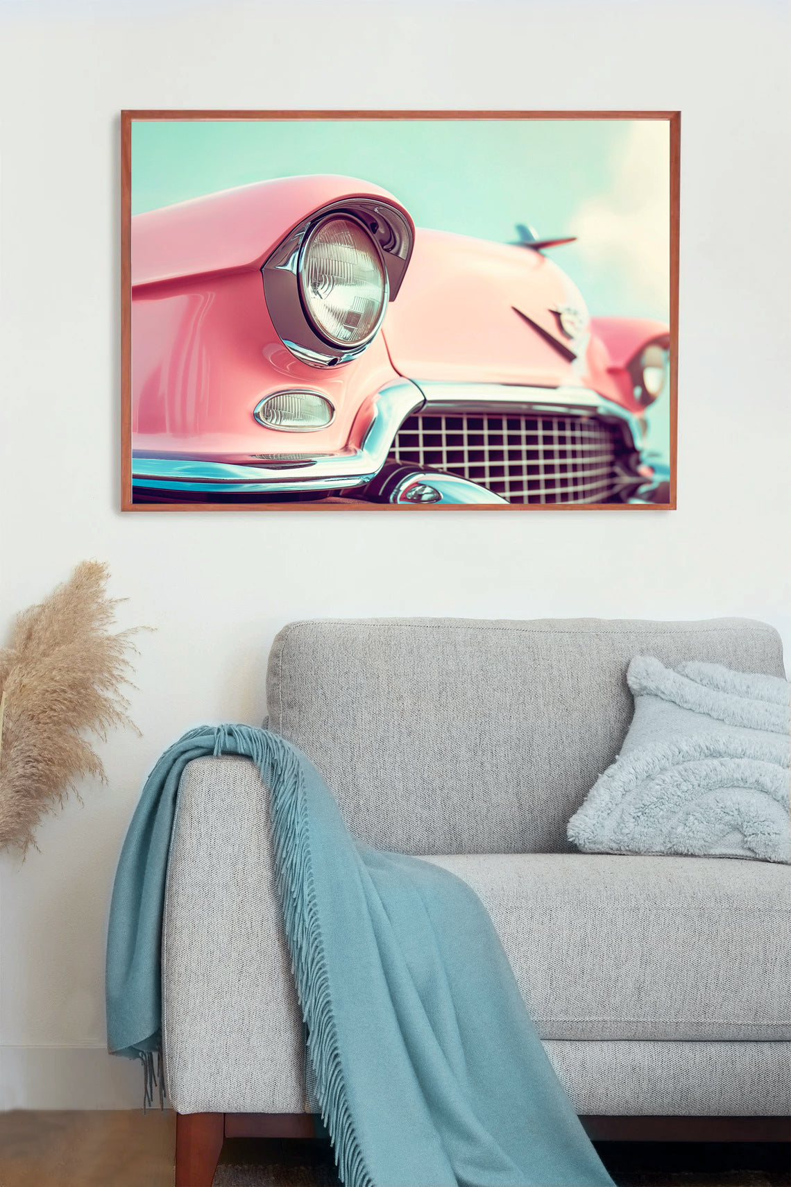 Philippe Hugonnard -  California Dreaming Pink Classic Car