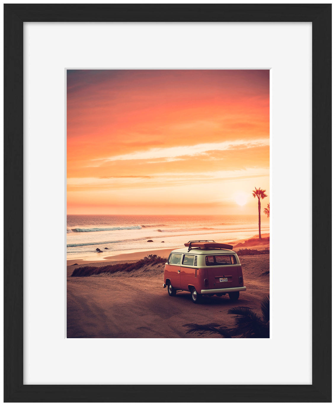 Philippe Hugonnard -  California Dreaming VW Van Sunset