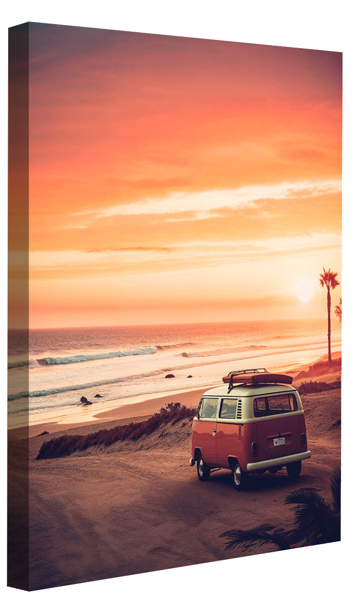Philippe Hugonnard -  California Dreaming VW Van Sunset
