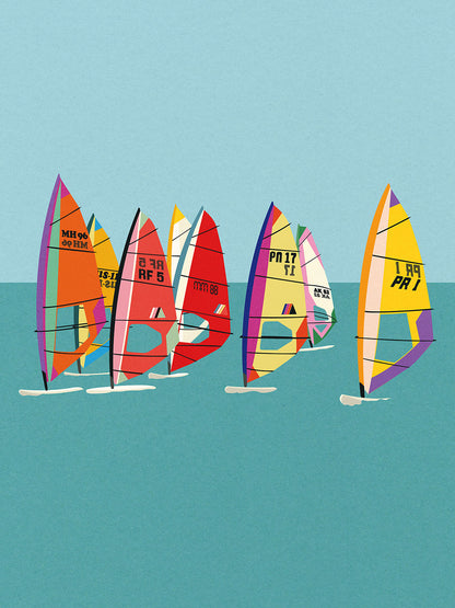 Rosi Feist -  Baltic Sea Windsurfing